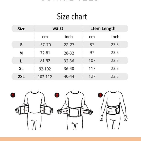 Adjustable waist belt for waist training sweat - Picture 5 of 5